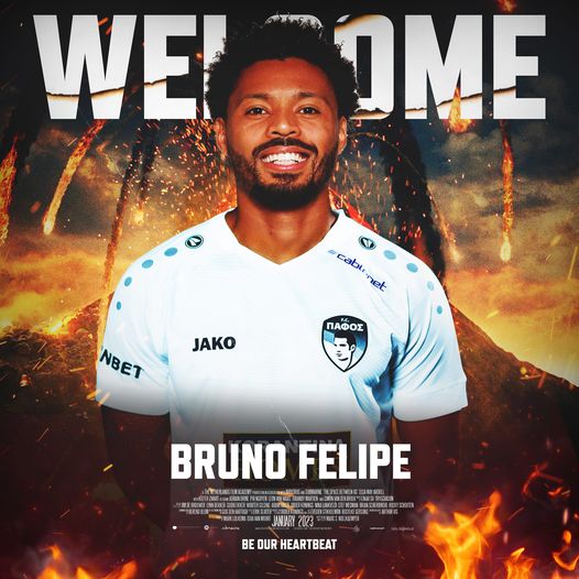 O Bruno Felipe Souza da Silva στην Pafos FC